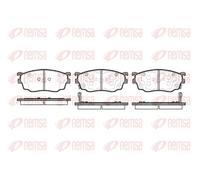 Remsa Kit pastiglie freni 0800.02 Anteriore con contatto segnalazione usura per MAZDA 626 V