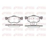 REMSA 0802.00 Kit pastiglie freni