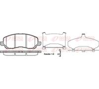 REMSA 0804.31 Kit pastiglie freni