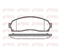 REMSA Kit pastiglie freni 0805.00 Anteriore con accessori