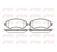 Pastiglie freno Assale anteriore 0807.02 REMSA per CHRYSLER JEEP DODGE