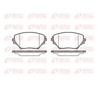 Pastiglie freno Assale anteriore 0813.00 REMSA per TOYOTA RAV 4 II