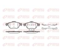 REMSA 0843.00 Kit pastiglie freni