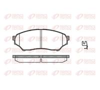 Pastiglie freno Assale anteriore 0845.01 REMSA per MITSUBISHI PAJERO PININ I