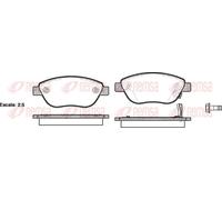 REMSA 0859.21 Kit pastiglie freni