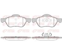 REMSA 0962.40 Kit pastiglie freni