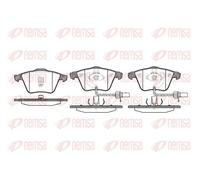 REMSA 0964.02 Kit pastiglie freni