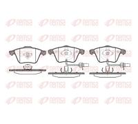 REMSA 0964.12 Kit pastiglie freni