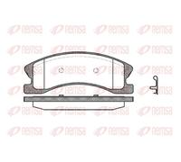 Pastiglie freno Assale anteriore 0973.02 REMSA per JEEP GRAND CHEROKEE II