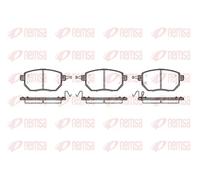 Pastiglie freno Assale anteriore 0985.02 REMSA per INFINITI NISSAN