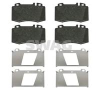 Pastiglie freno Assale anteriore 10 91 6481 SWAG per MERCEDES-BENZ CLASSE S CLK