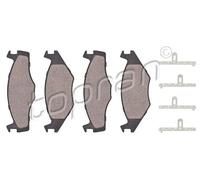 Pastiglie freno Assale anteriore 102 843 TOPRAN per VW SEAT