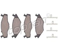 Pastiglie freno Assale anteriore 104 252 TOPRAN per VW SEAT