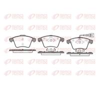 Pastiglie freno Assale anteriore 1045.01 REMSA per VW MULTIVAN T5