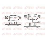 Pastiglie freno Assale anteriore 1056.02 REMSA per AUDI VW