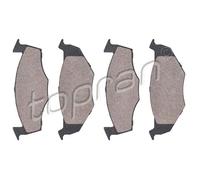 Pastiglie freno Assale anteriore 107 237 TOPRAN per VW SEAT SKODA