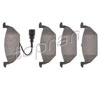 Pastiglie freno Assale anteriore 108 504 TOPRAN per SEAT VW SKODA AUDI