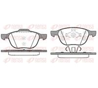 REMSA 1082.30 Kit pastiglie freni