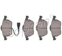 Pastiglie freno Assale anteriore 109 469 TOPRAN per AUDI SKODA VW SEAT