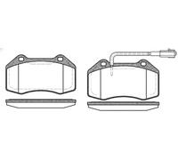 REMSA 1113.12 Kit pastiglie freni
