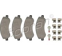 Pastiglie freno Assale anteriore 113 812 TOPRAN per VW AMAROK