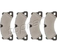 Pastiglie freno Assale anteriore 113 814 TOPRAN per VW PORSCHE
