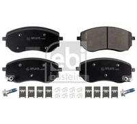 Pastiglie freno Assale anteriore 116229 FEBI BILSTEIN per MERCEDES-BENZ CLASSE X