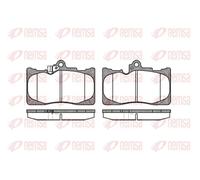 REMSA 1180.02 Kit pastiglie freni