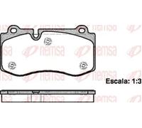 Pastiglie freno Assale anteriore 1202.00 REMSA per MERCEDES-BENZ CLASSE S CLS SL