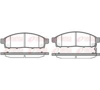 REMSA 1242.01 Kit pastiglie freni