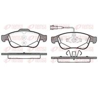 Pastiglie freno Assale anteriore 1248.02 REMSA per ALFA ROMEO CITROËN