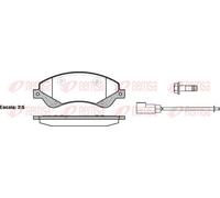 REMSA 1251.02 Kit pastiglie freni