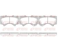 Pastiglie freno Assale anteriore 1271.02 REMSA per TOYOTA TUNDRA Pick-up
