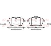 Pastiglie freno Assale anteriore 1277.00 REMSA per MINI MINI Cabriolet MINI