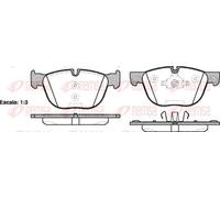 REMSA 1297.00 Kit pastiglie freni
