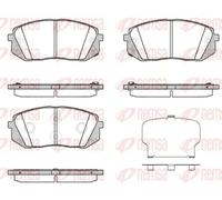 Pastiglie freno Assale anteriore 1302.43 REMSA per KIA HYUNDAI