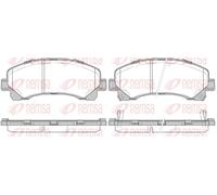 REMSA 1407.00 Kit pastiglie freni