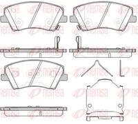 REMSA 1412.04 Kit pastiglie freni