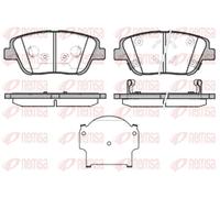 Pastiglie freno Assale anteriore 1423.02 REMSA per KIA HYUNDAI