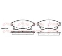 Pastiglie freno Assale anteriore 1431.12 REMSA per OPEL CHEVROLET