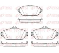 REMSA 1592.08 Kit pastiglie freni