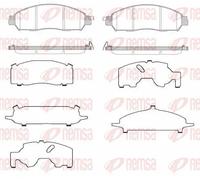 Pastiglie freno Assale anteriore 1612.24 REMSA per NISSAN NV200 / EVALIA Autobus