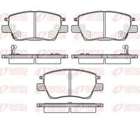 REMSA 1630.12 Kit pastiglie freni