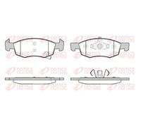 REMSA 1634.02 Kit pastiglie freni