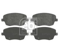 FEBI BILSTEIN Kit pastiglie freno, Freno a disco compatibile con SEAT SKODA VW