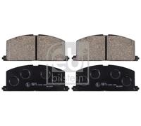 febi bilstein 16581 pastiglie freno con aggiunta di materiale (anteriore) - set di 4 pastiglie disco |