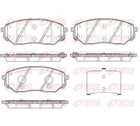 REMSA 1661.02 Kit pastiglie freni