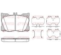 Pastiglie freno Assale anteriore 1705.00 REMSA per MERCEDES-BENZ GLC GLC Coupe
