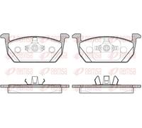 REMSA Kit pastiglie freni 1710.00 Assale anteriore per SEAT LEON / LEON SC / LEON ST