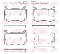 REMSA 1721.02 Kit pastiglie freni